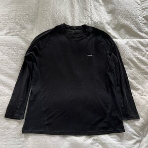 Patagonia Men's Capilene Black Long Sleeve Shirt size large
